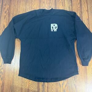 Disney Spirit Jersey Walt Disney World Black Long Sleeve Shirt Womens Size Small